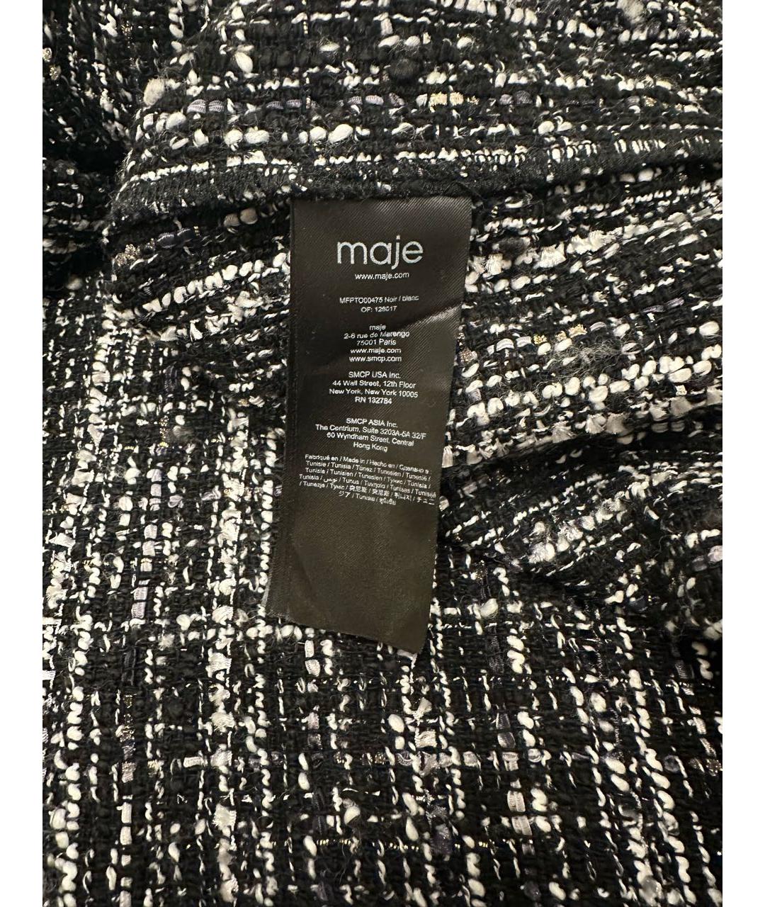 SANDRO Черная хлопковая рубашка, фото 4