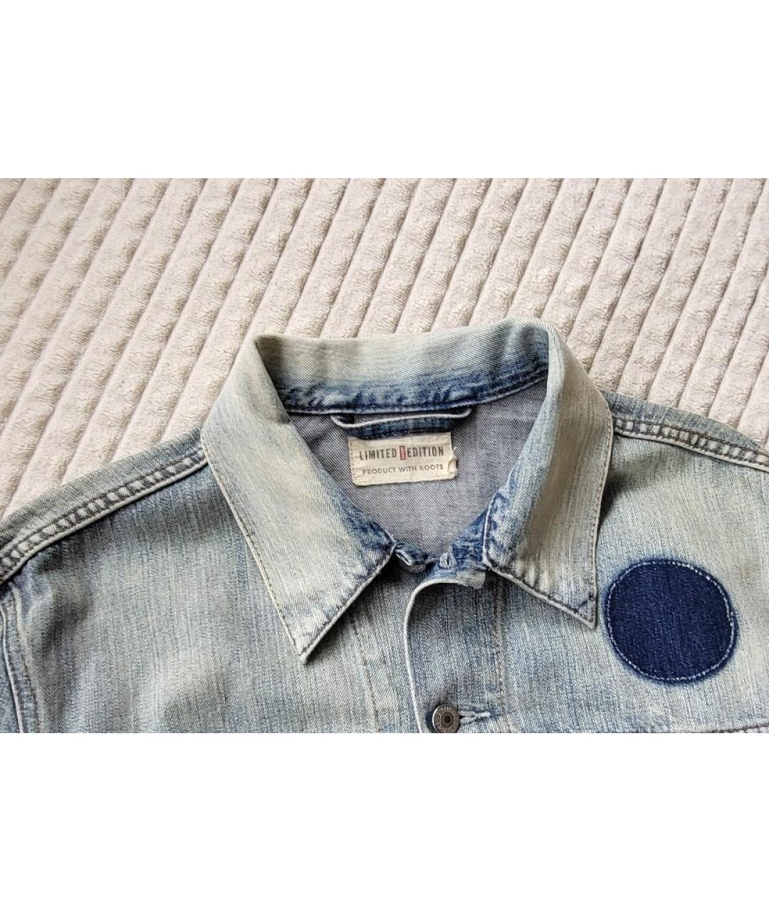 LEVI'S Голубая деним куртка, фото 3