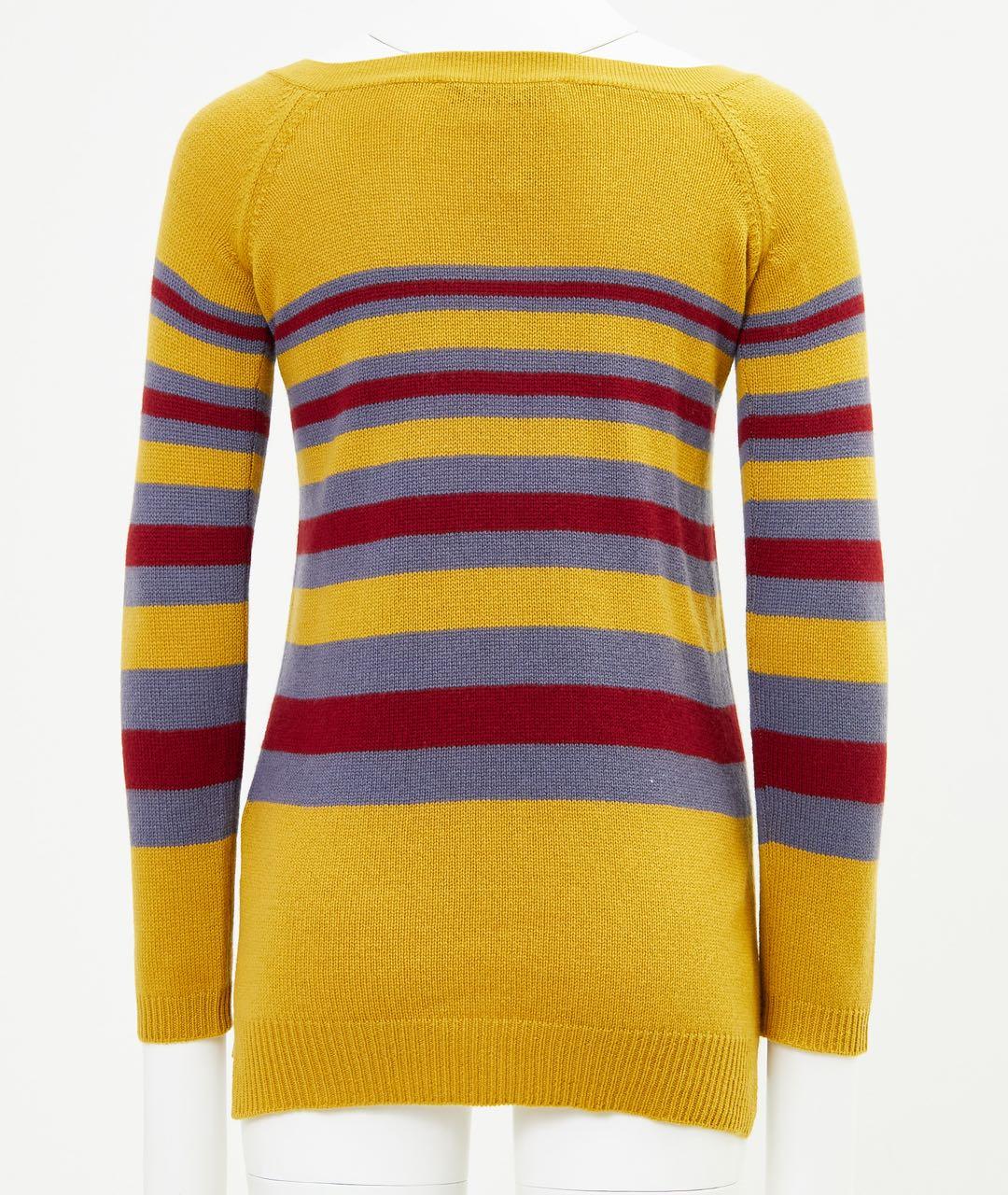 VALENTINO Горчичный кашемировый джемпер / свитер, фото 2