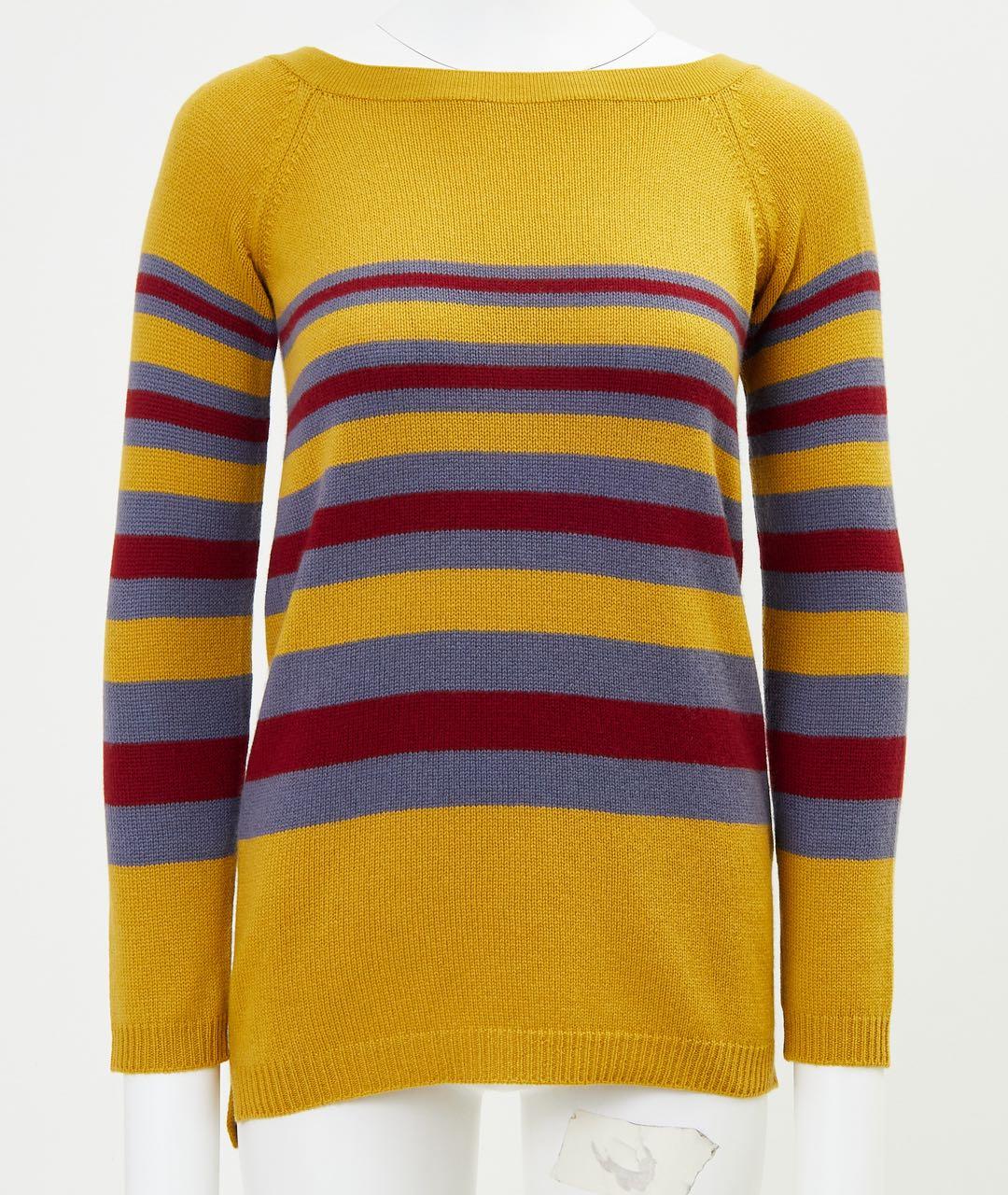 VALENTINO Горчичный кашемировый джемпер / свитер, фото 5