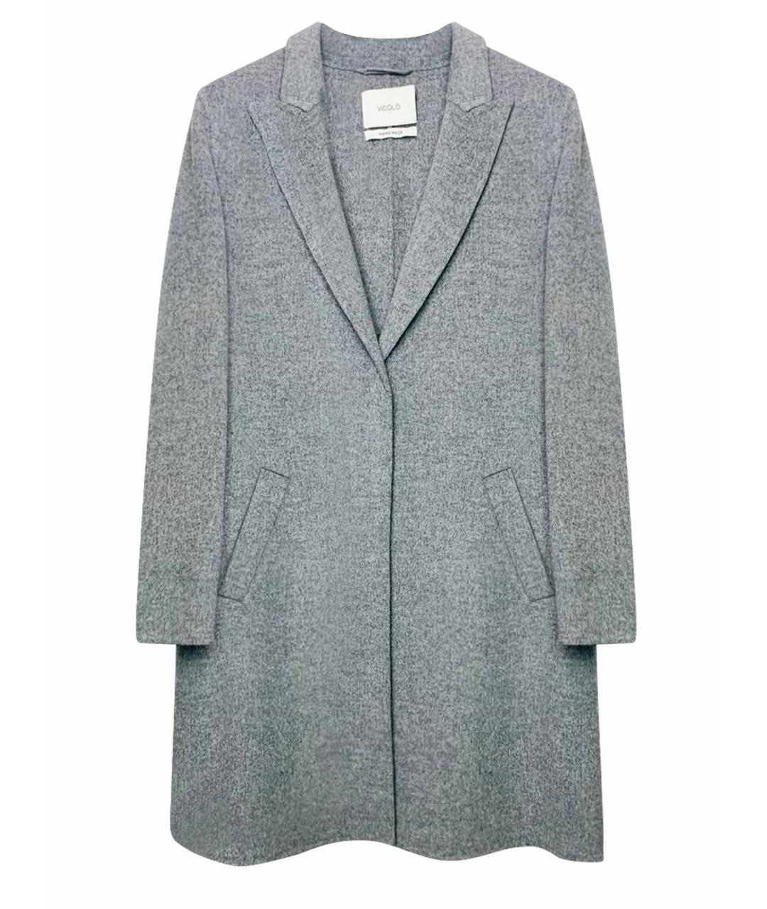 MAX MARA Серое кашемировое пальто, фото 1