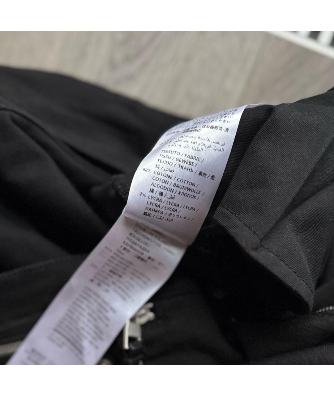 ALEXANDER MCQUEEN Черные хлопко-эластановые джинсы скинни, фото 5
