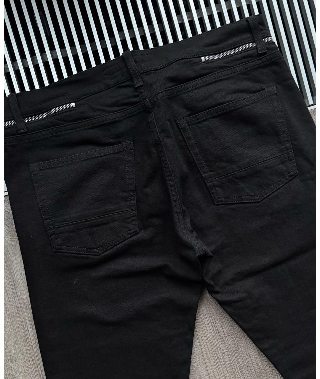 ALEXANDER MCQUEEN Черные хлопко-эластановые джинсы скинни, фото 7