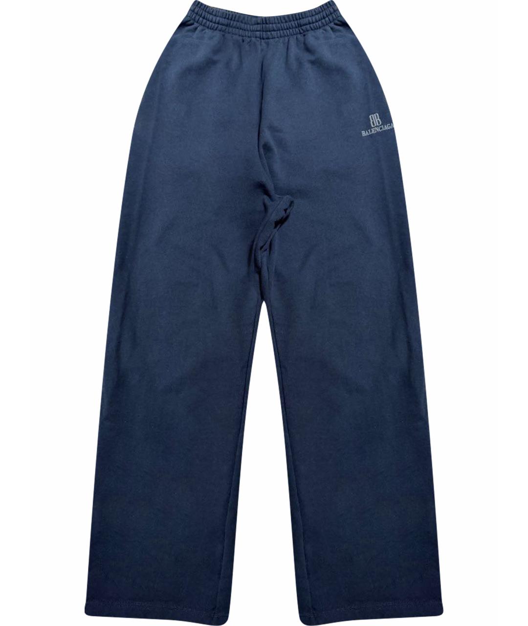 BALENCIAGA Черные хлопковые спортивные брюки и шорты, фото 1