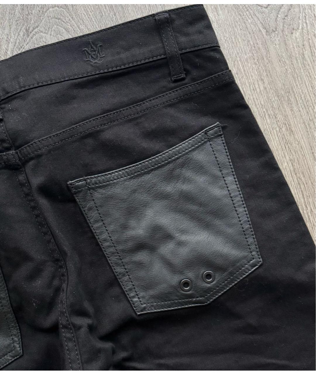 ALEXANDER MCQUEEN Черные хлопко-эластановые джинсы скинни, фото 8