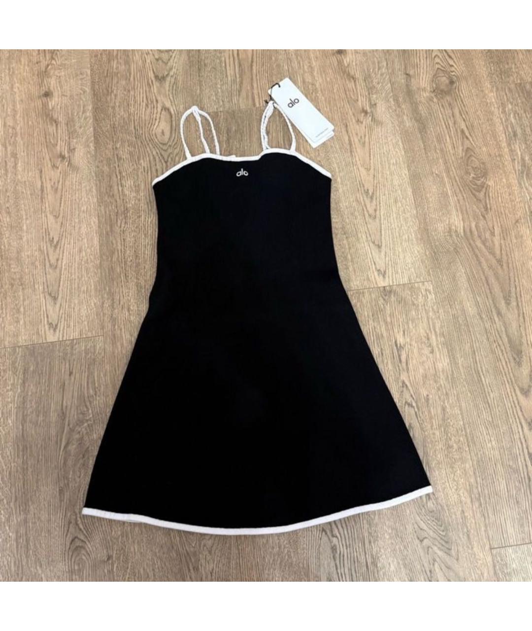 ALO YOGA Темно-синий вискозный сарафан, фото 8