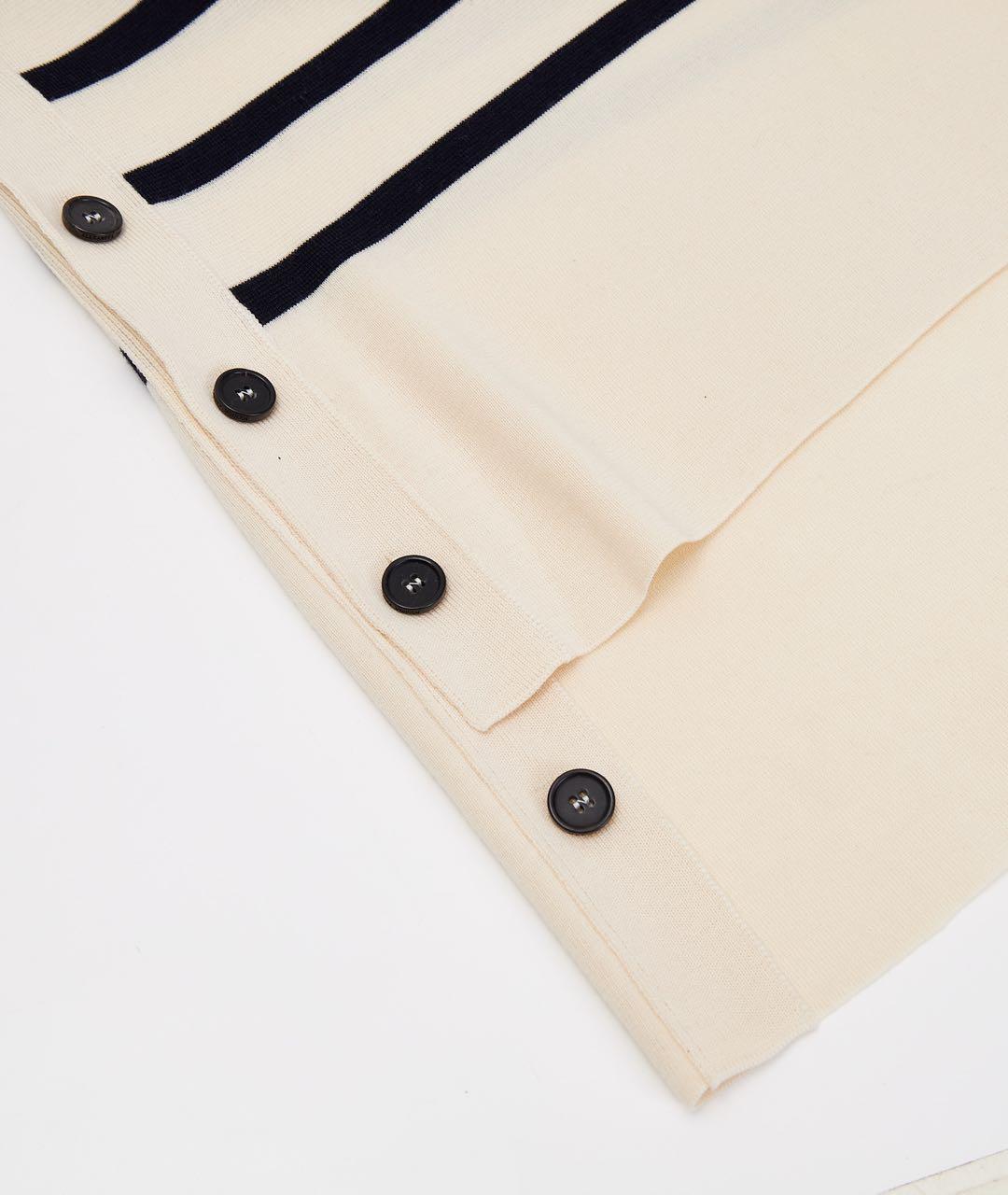 ALEXANDER MCQUEEN Бежевый шерстяной джемпер / свитер, фото 3