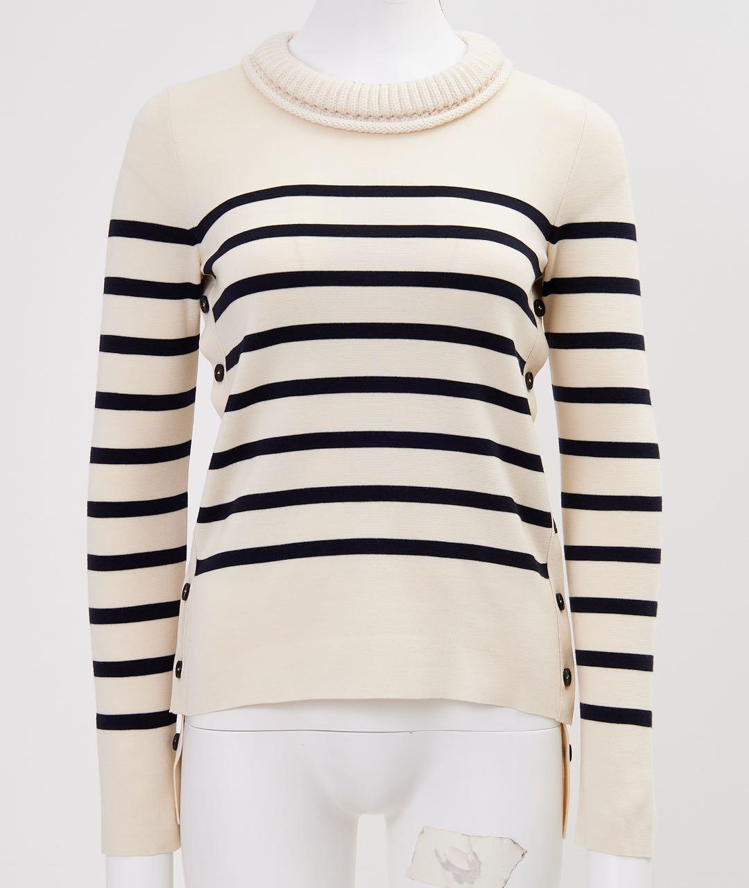 ALEXANDER MCQUEEN Бежевый шерстяной джемпер / свитер, фото 4