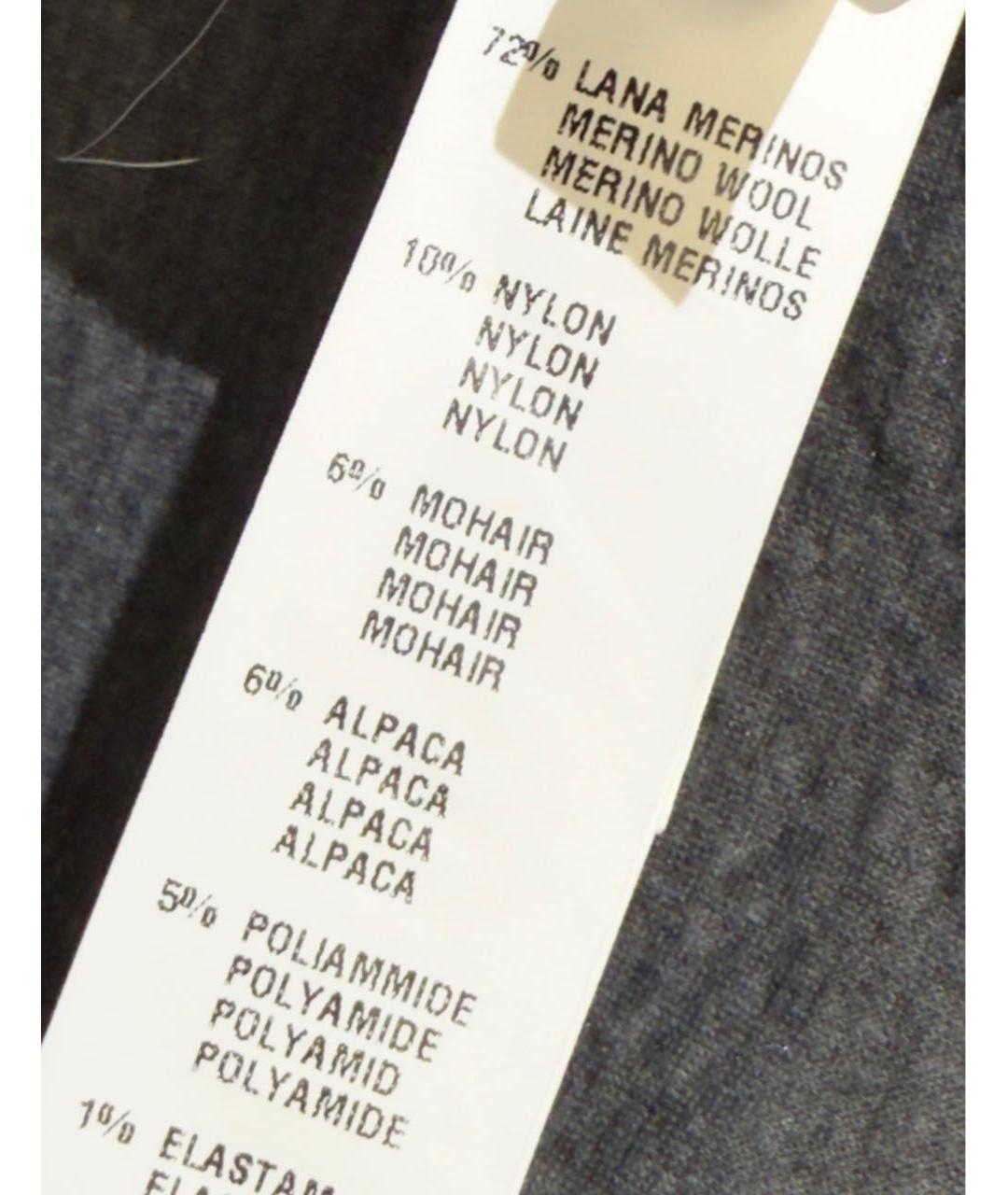 FABIANA FILIPPI Серое шерстяное пальто, фото 8