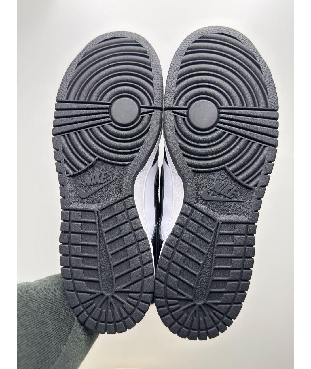 NIKE Черные кожаные кроссовки, фото 8