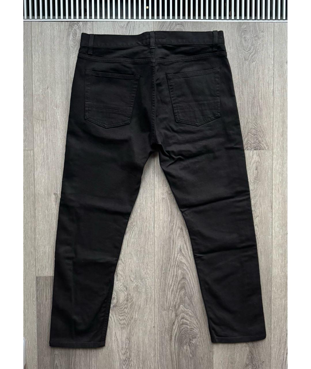 ALEXANDER MCQUEEN Черные хлопко-эластановые джинсы скинни, фото 6