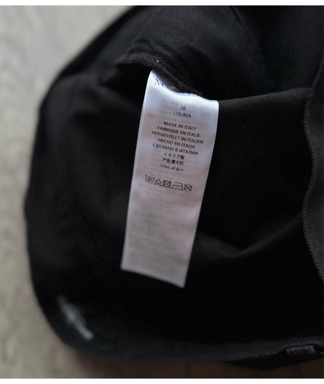 ALEXANDER MCQUEEN Черные хлопко-эластановые джинсы скинни, фото 5