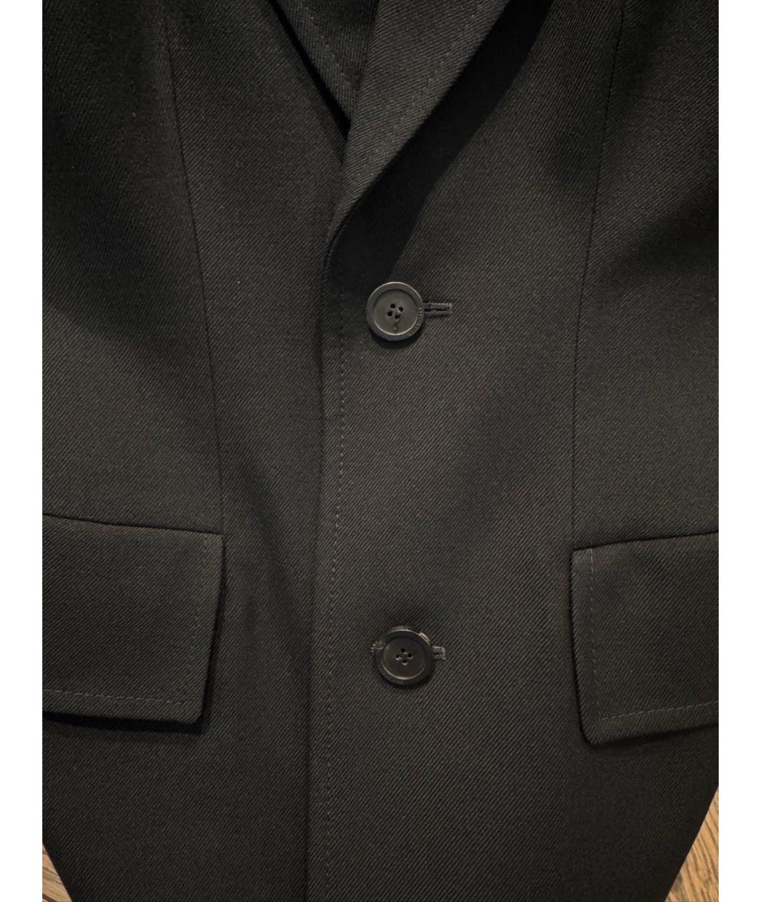 BALENCIAGA Черный шерстяной жакет/пиджак, фото 4