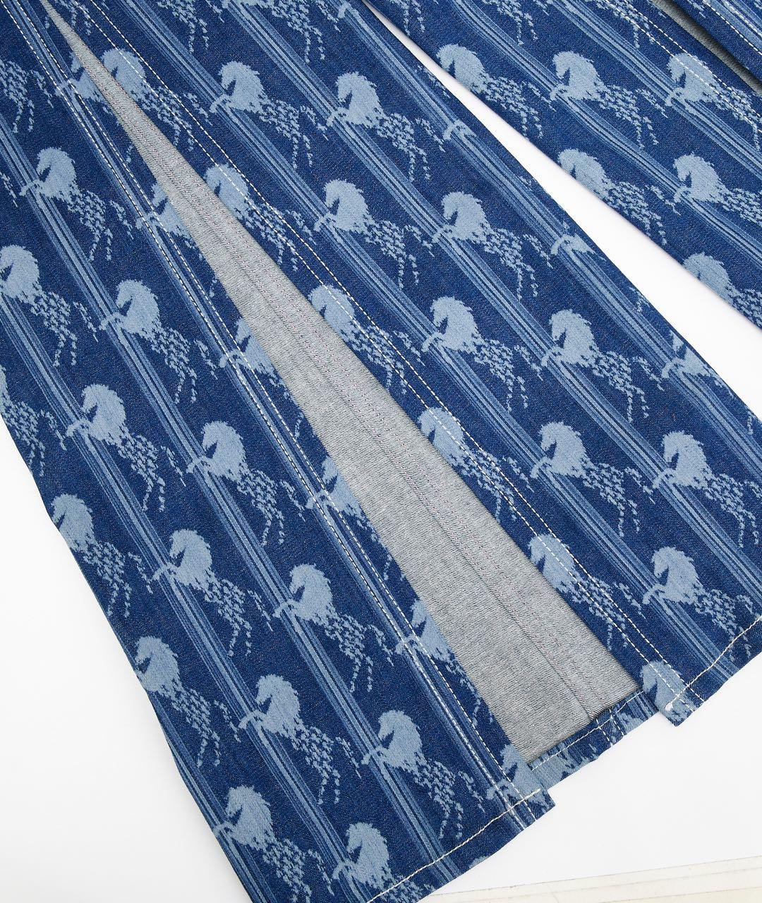 CHLOE Синие хлопковые джинсы клеш, фото 3