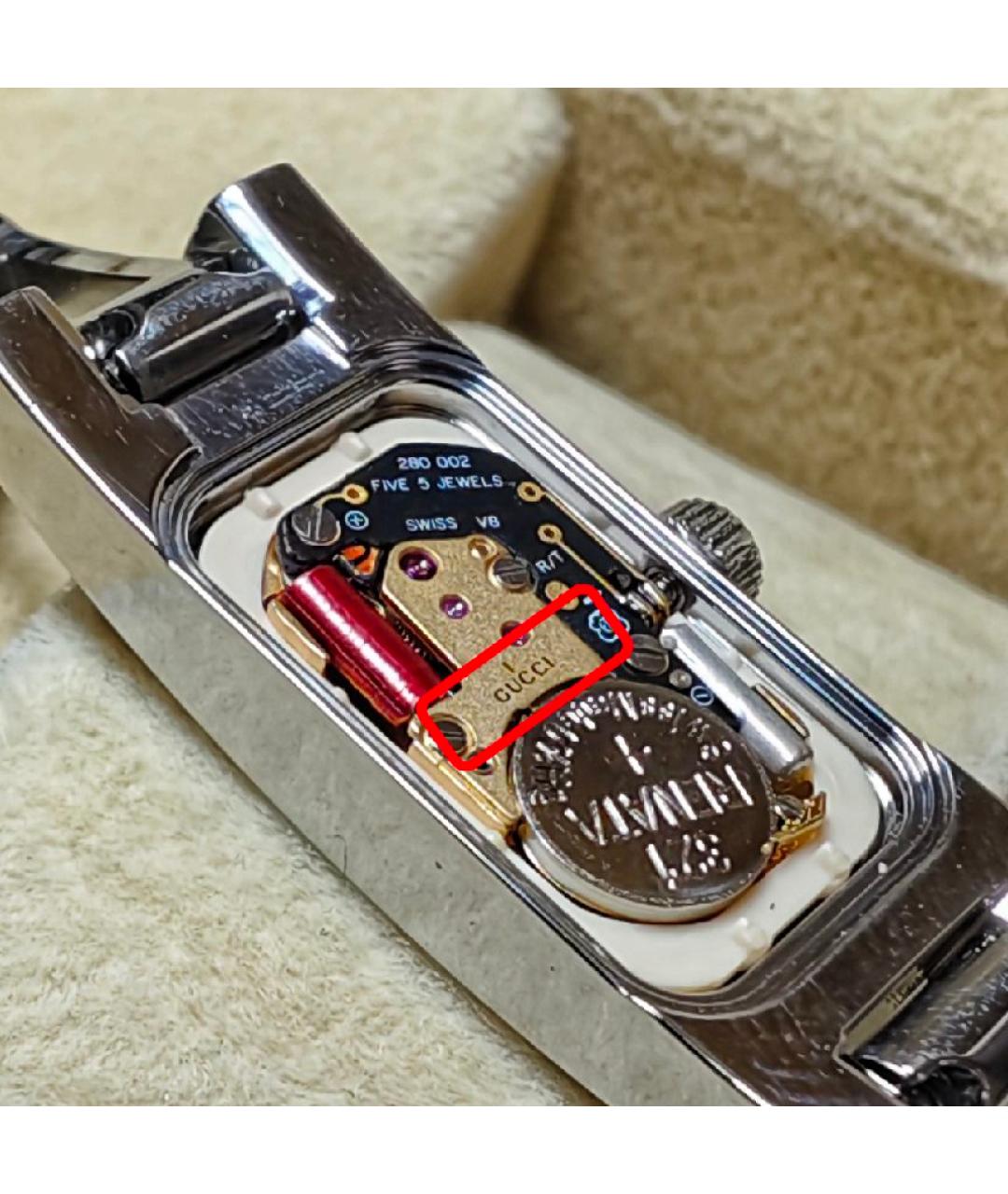 GUCCI Серебряные часы, фото 4