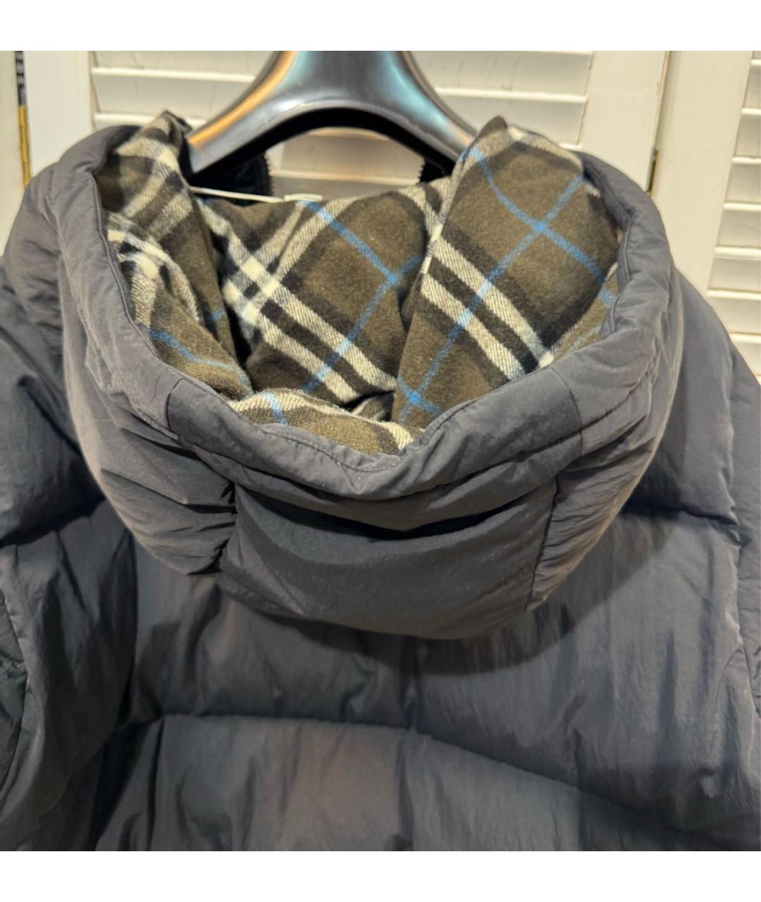 BURBERRY Черный пуховик, фото 5