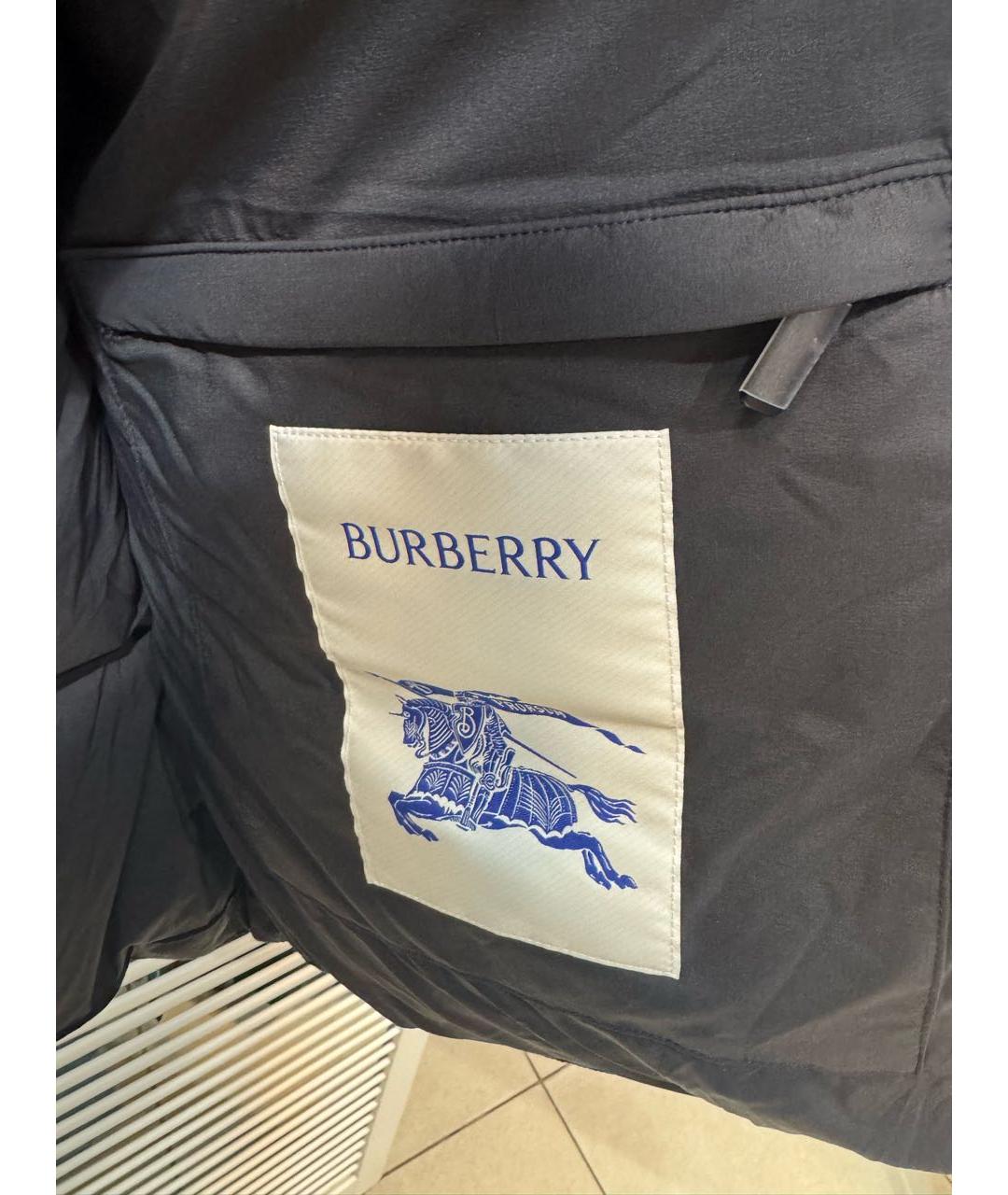 BURBERRY Черный пуховик, фото 6