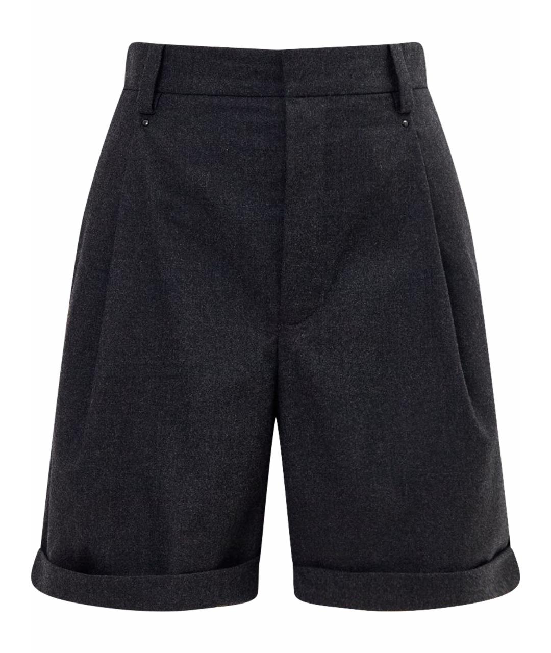 CHLOE Серые хлопковые шорты, фото 1