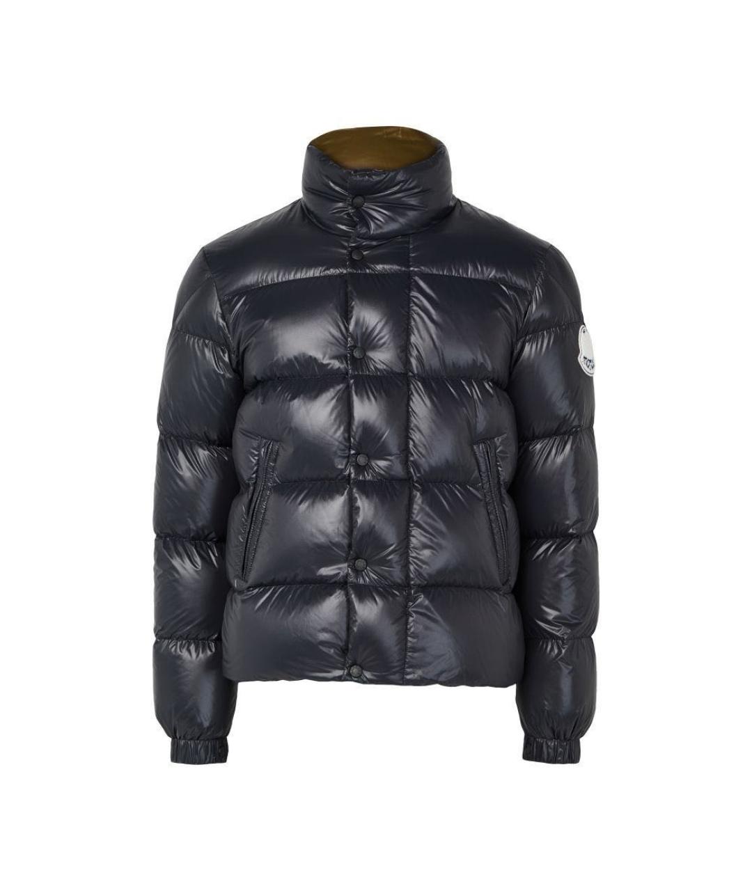 MONCLER Черный полиэстеровый пуховик, фото 1