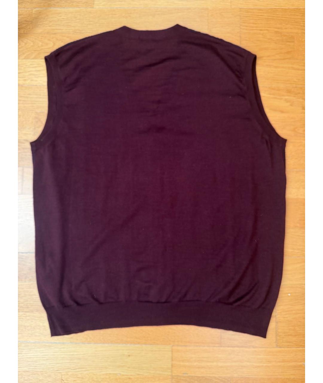 ZILLI Бордовая жилетка, фото 2