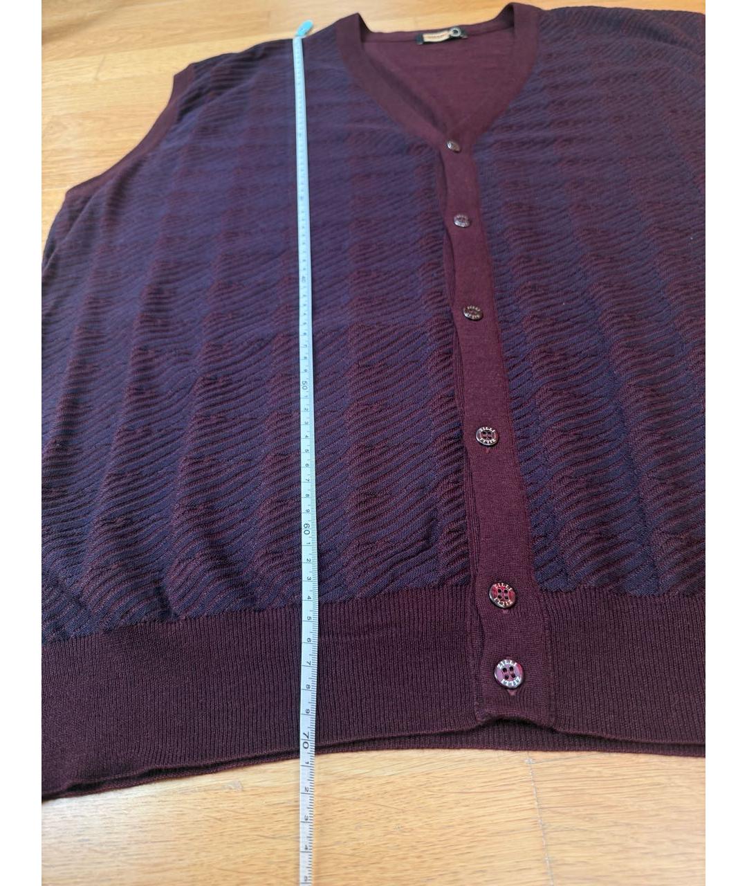 ZILLI Бордовая жилетка, фото 7