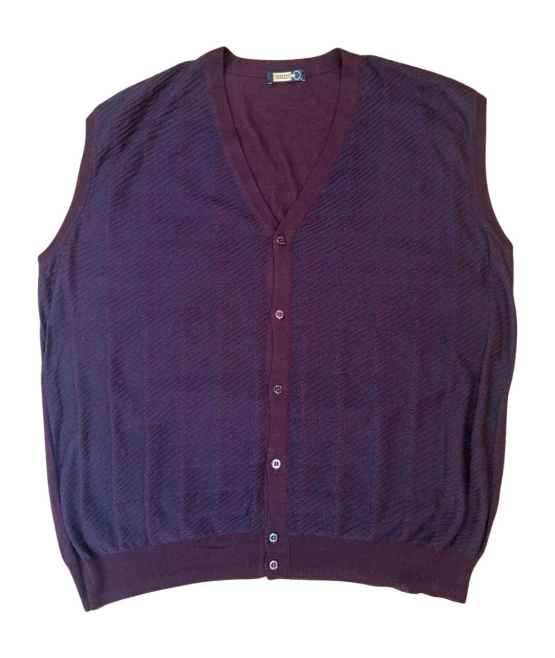 ZILLI Бордовая жилетка, фото 1