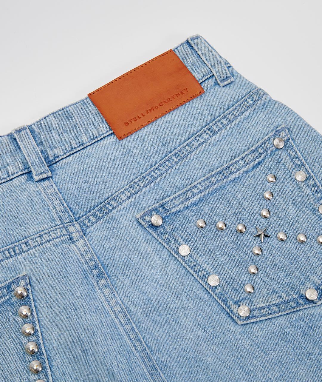 STELLA MCCARTNEY Голубые деним шорты, фото 3