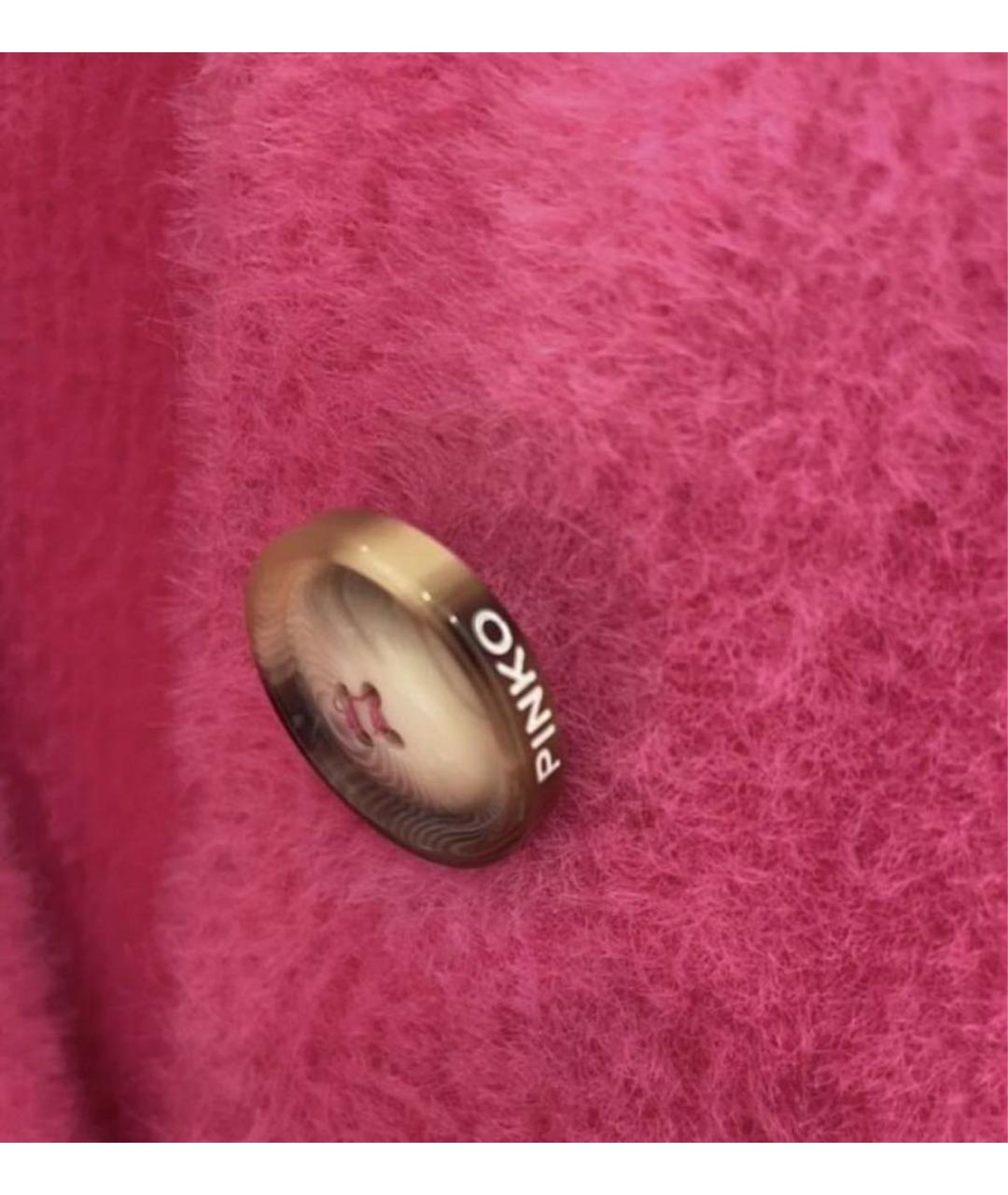 PINKO Розовое пальто, фото 4