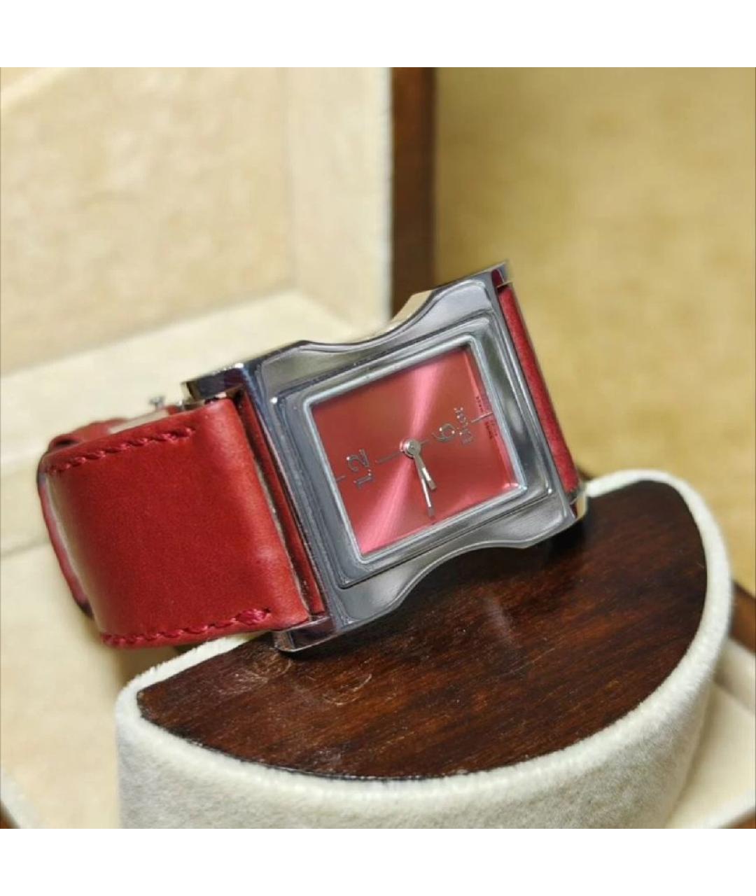 CHRISTIAN DIOR Бордовые стальные часы, фото 5