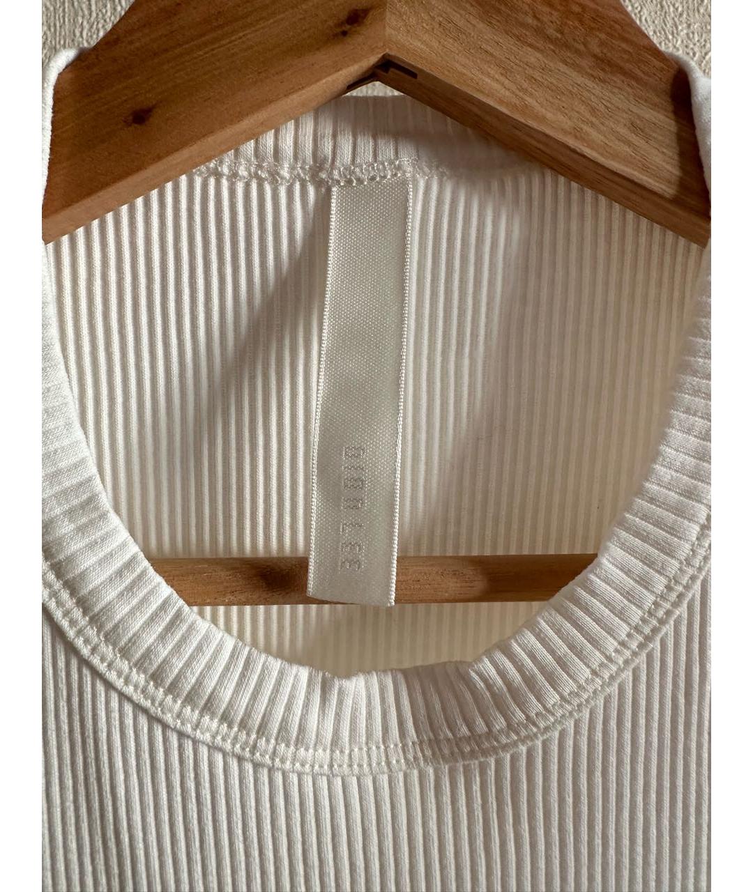 DION LEE Белая хлопковая майка, фото 4