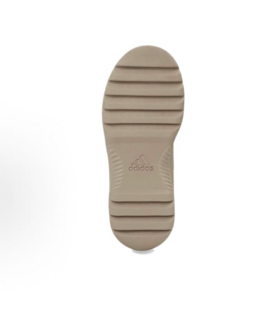 ADIDAS YEEZY Бежевые замшевые ботинки, фото 5