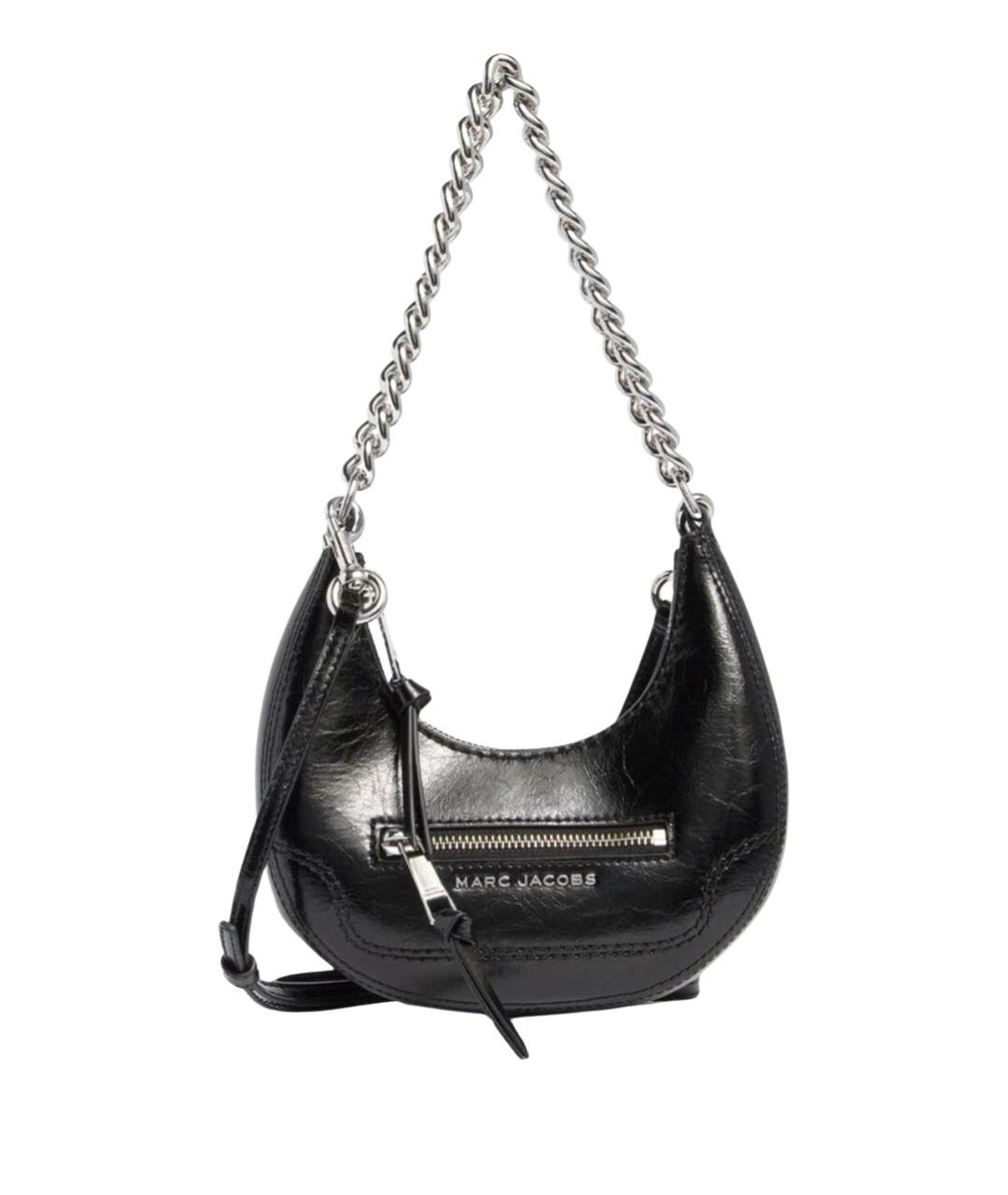 MARC JACOBS Черная кожаная сумка через плечо, фото 1