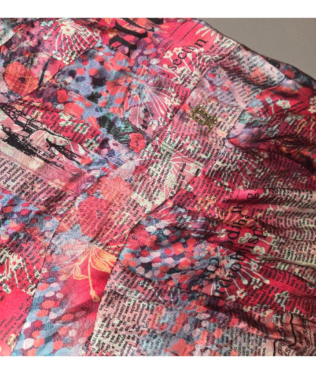 JOHN GALLIANO Розовый шелковый сарафан, фото 2