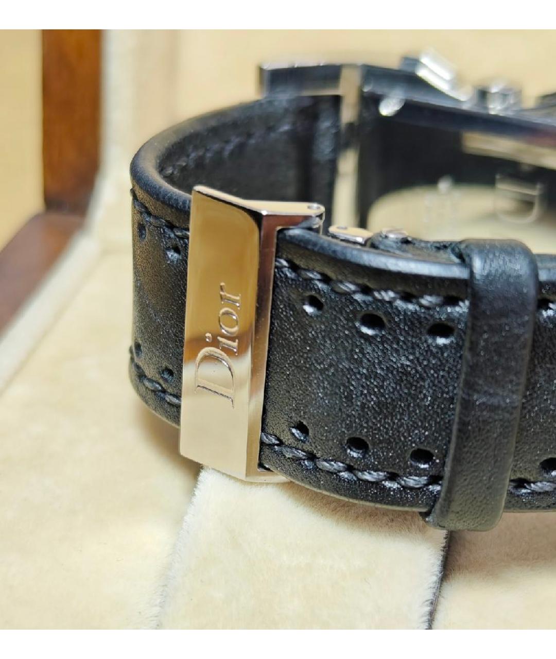 CHRISTIAN DIOR Черные стальные часы, фото 4