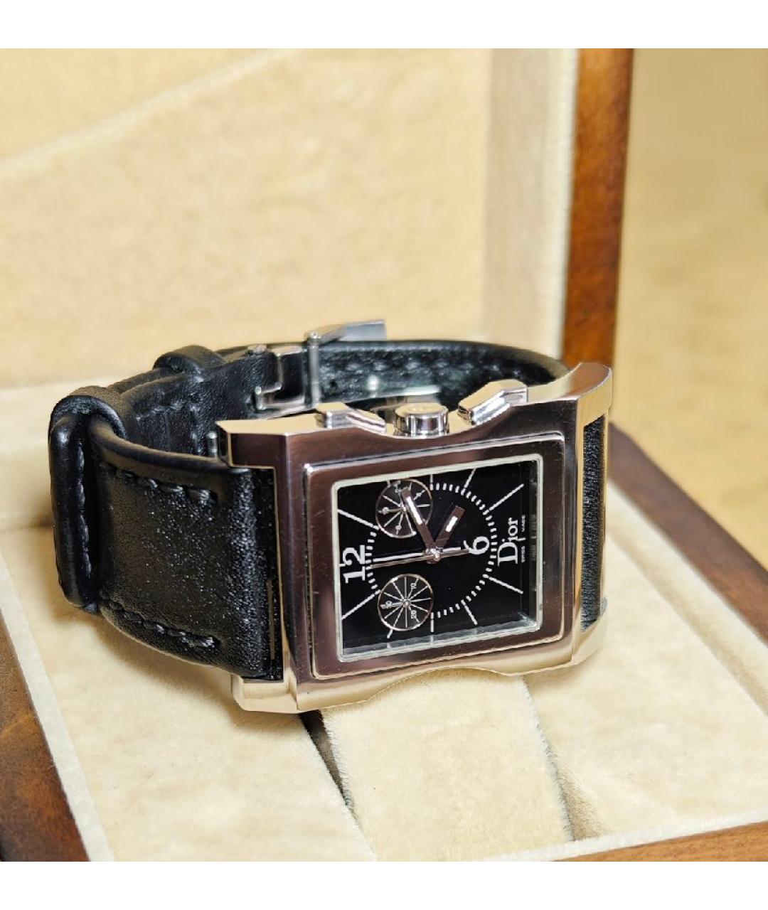 CHRISTIAN DIOR Черные стальные часы, фото 6