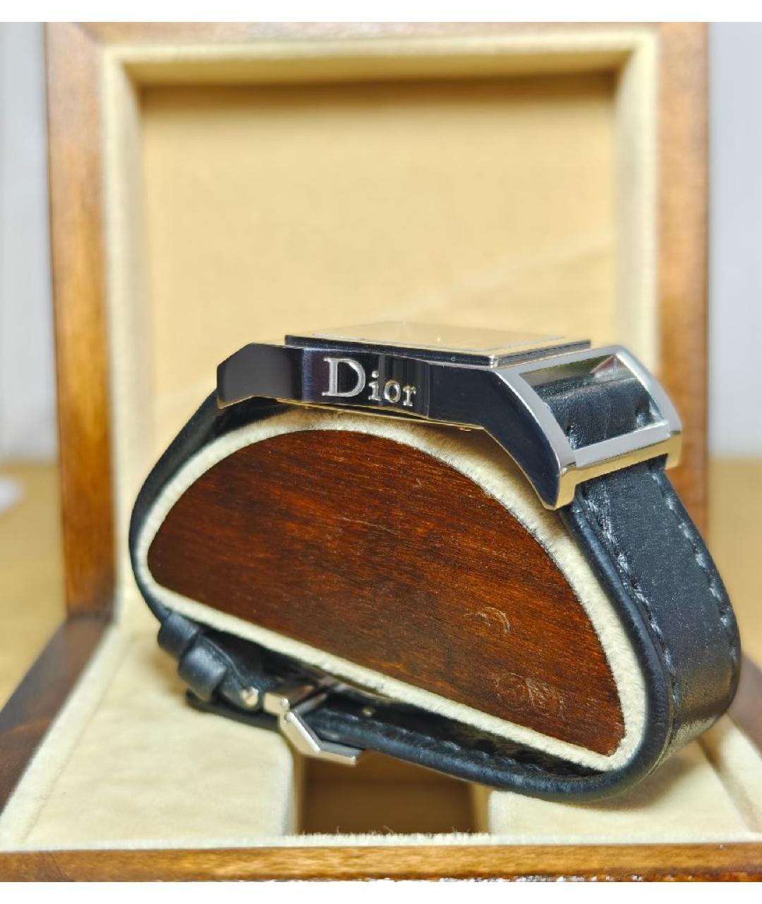 CHRISTIAN DIOR Черные стальные часы, фото 5