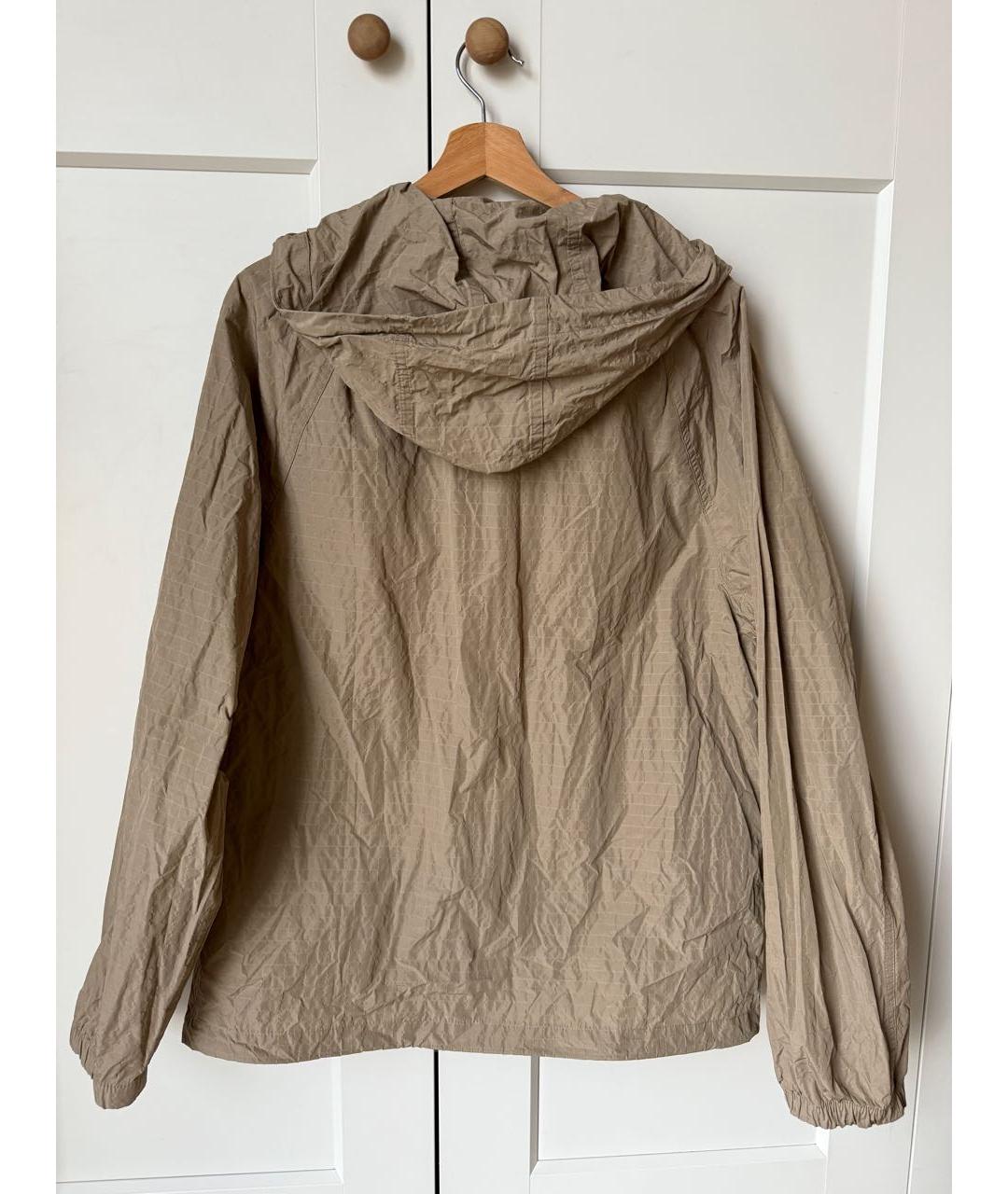 NIKE Бежевая полиэстеровая куртка, фото 2