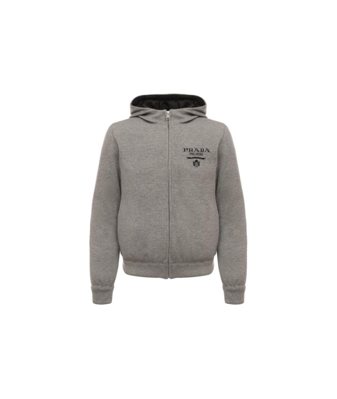 PRADA Серый пуховик, фото 5