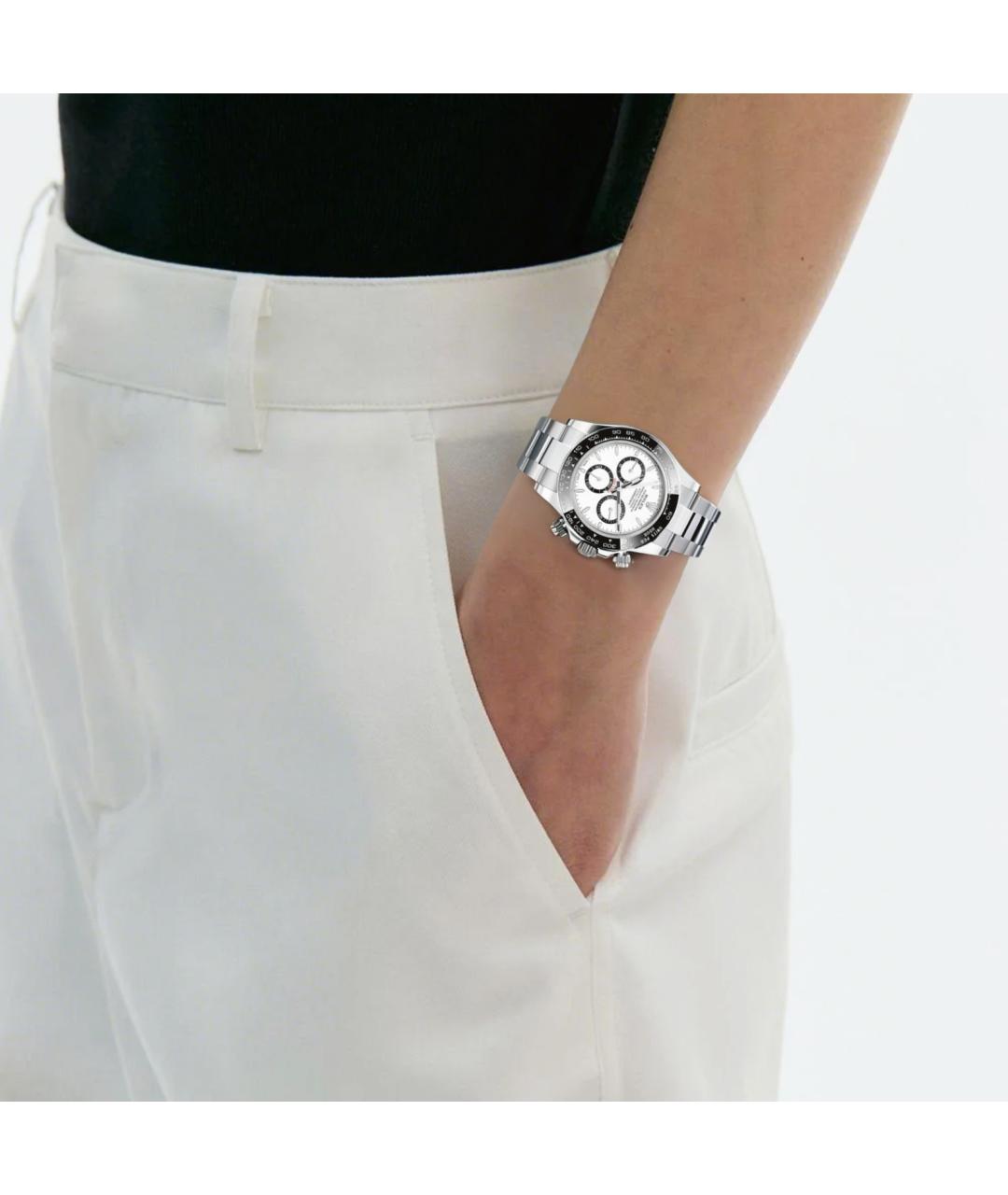 ROLEX Серебряные часы, фото 5