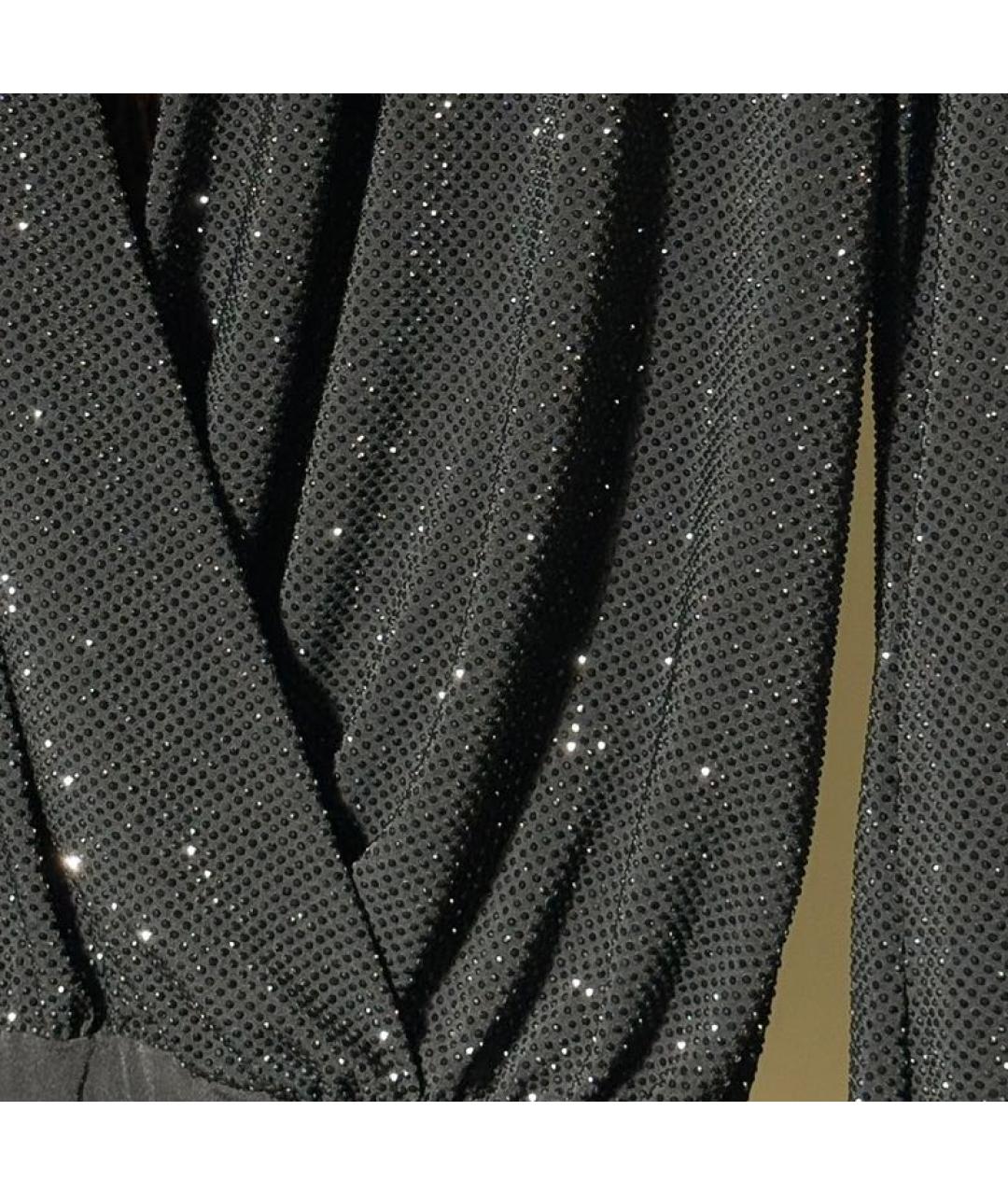 PHILIPP PLEIN Черная полиэстеровая блузы, фото 8