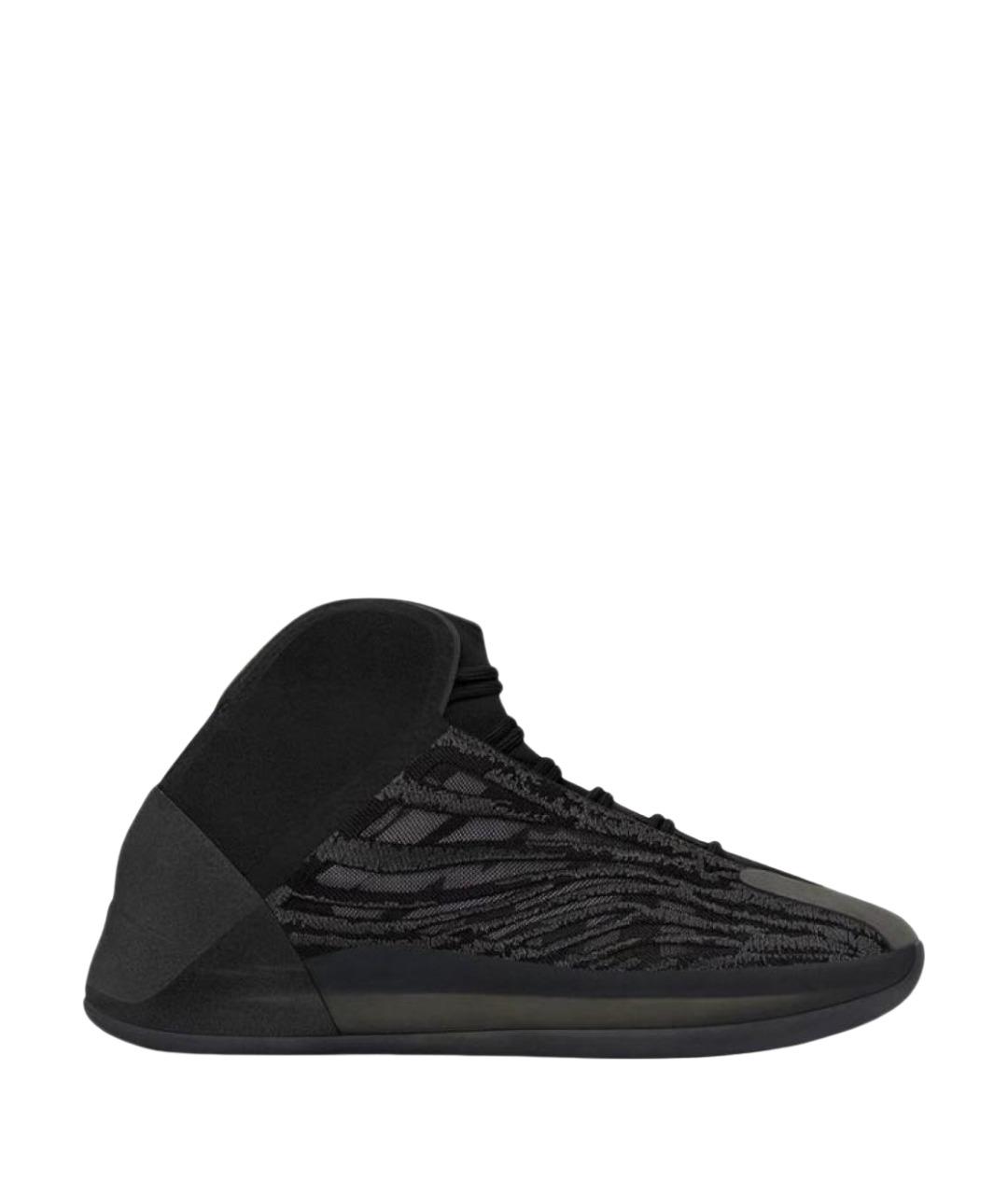 ADIDAS YEEZY Черные текстильные кроссовки, фото 1