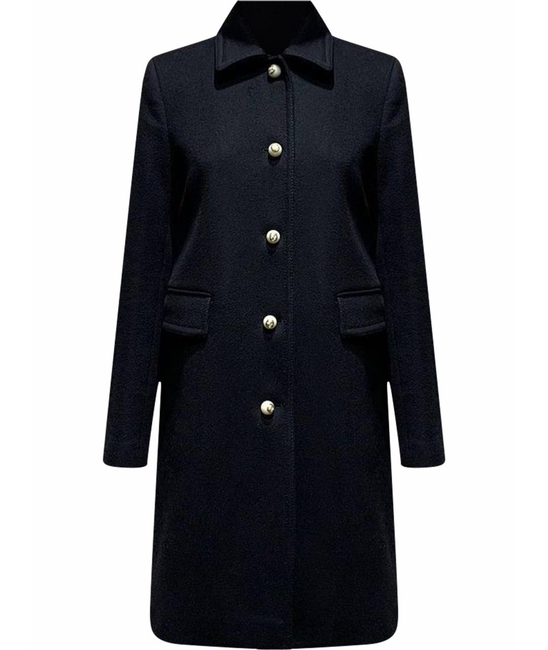 GUCCI Черное шерстяное пальто, фото 1