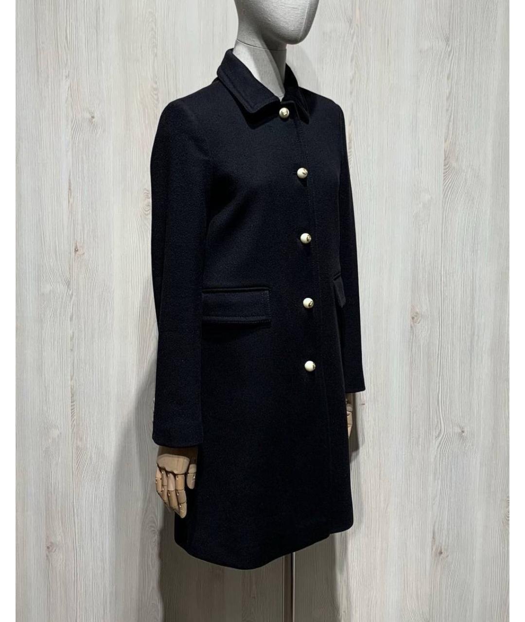 GUCCI Черное шерстяное пальто, фото 2