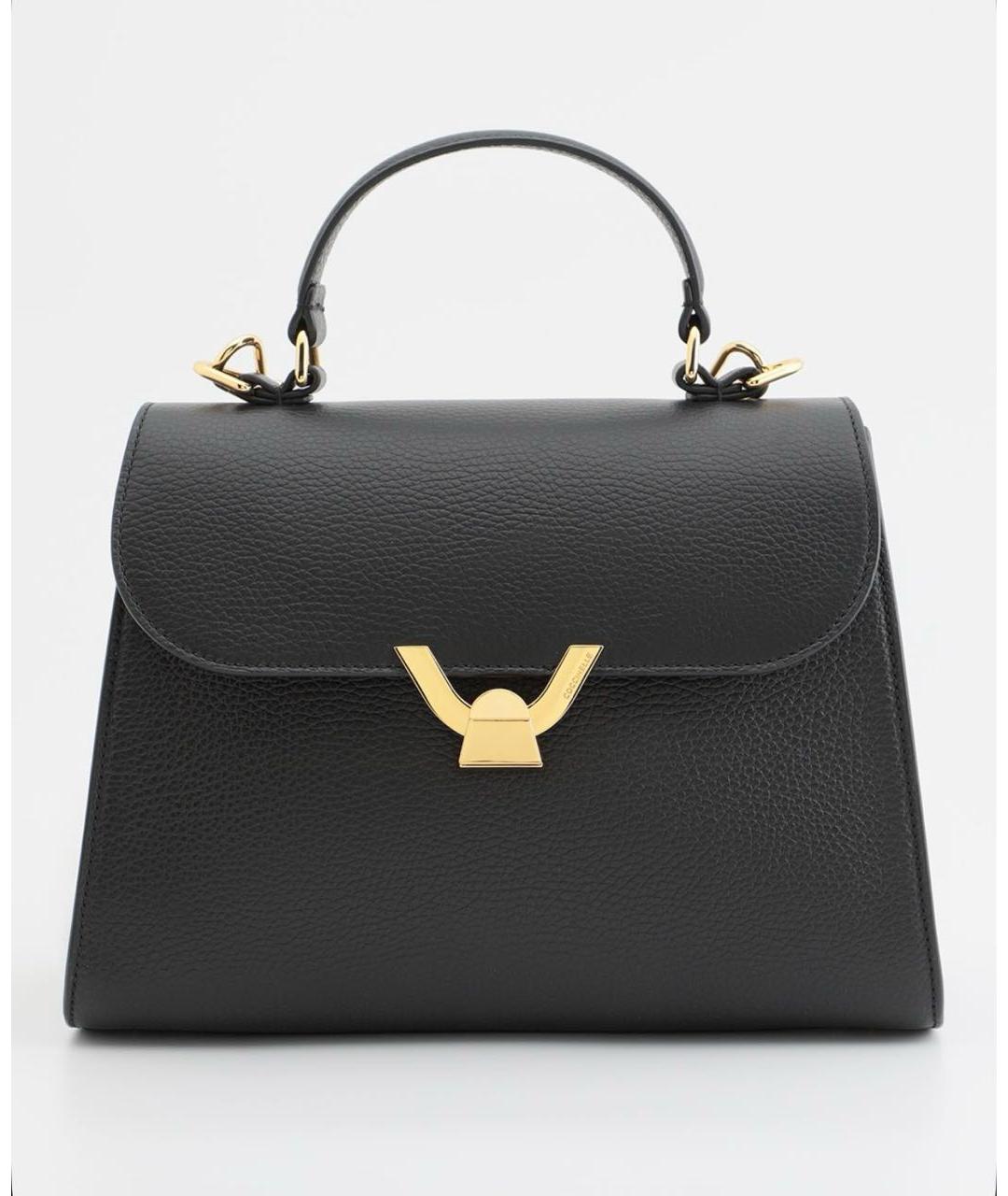 COCCINELLE Черная кожаная сумка через плечо, фото 6