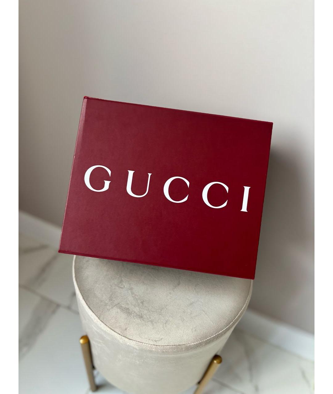 GUCCI Черная тканевая поясная сумка, фото 5