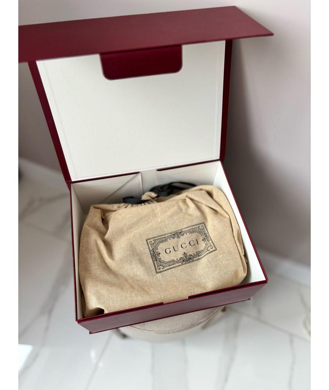 GUCCI Черная тканевая поясная сумка, фото 6