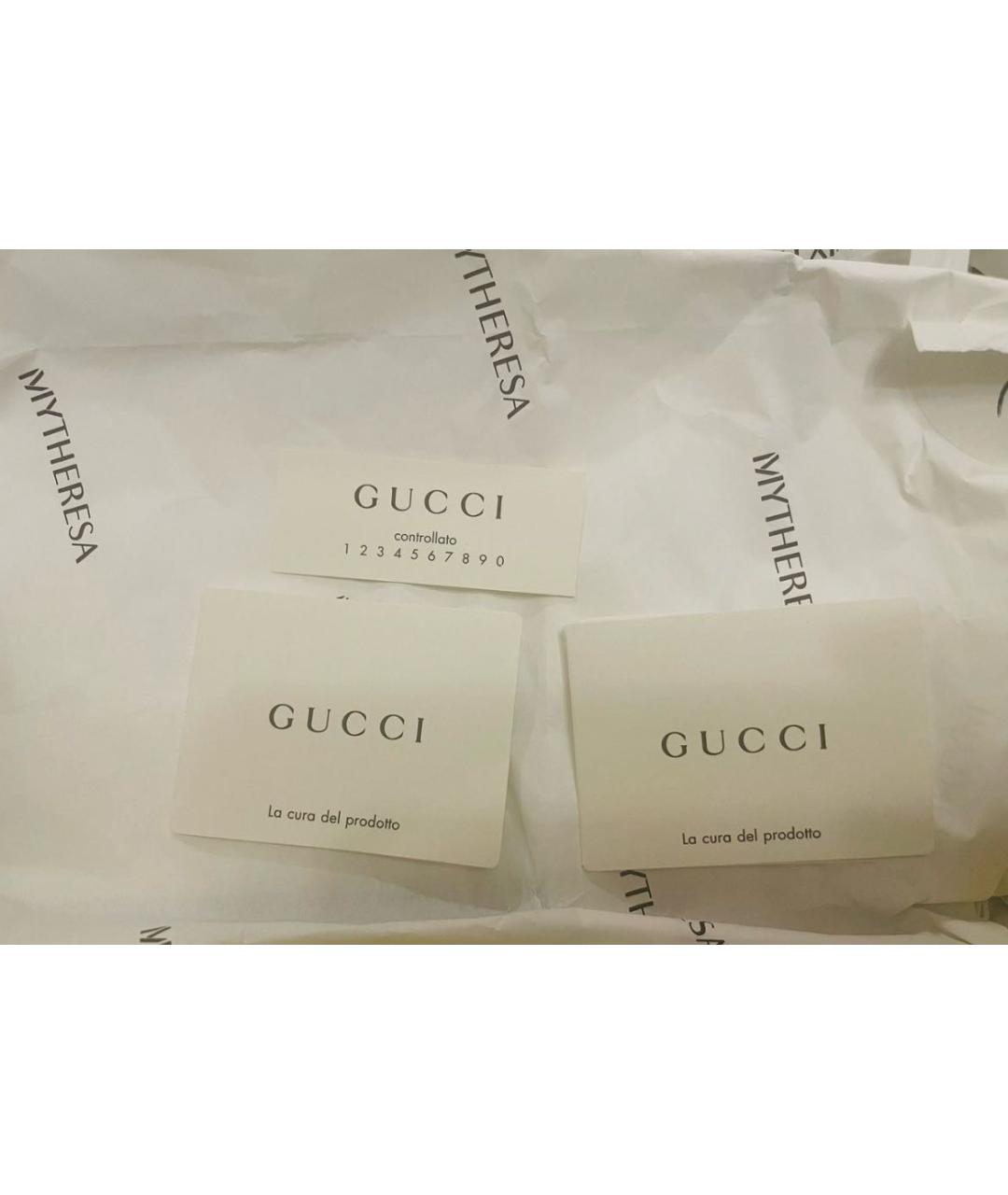 GUCCI Черный кожаный кошелек, фото 8