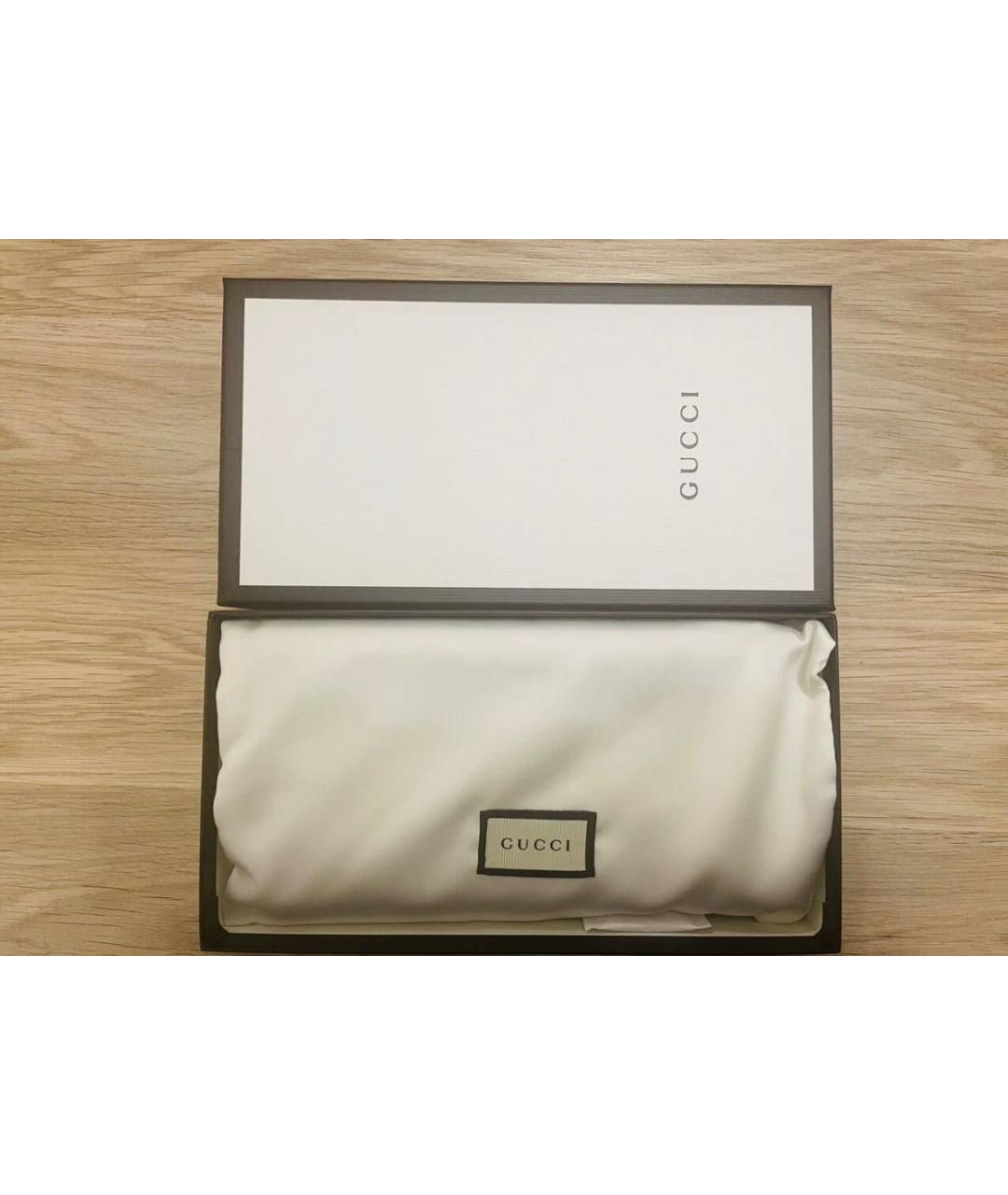 GUCCI Черный кожаный кошелек, фото 6