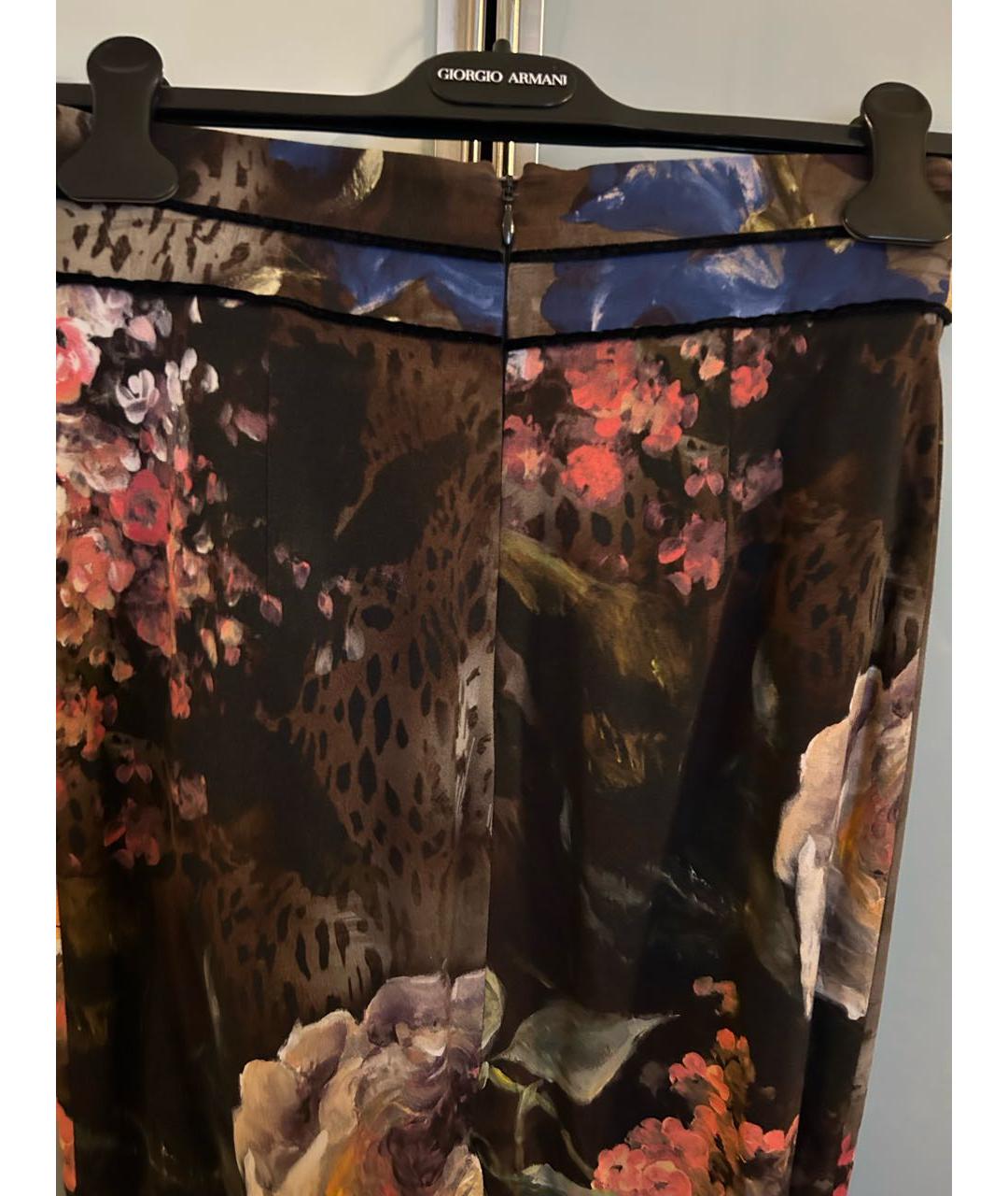 CAVALLI CLASS Мульти вискозная юбка миди, фото 4