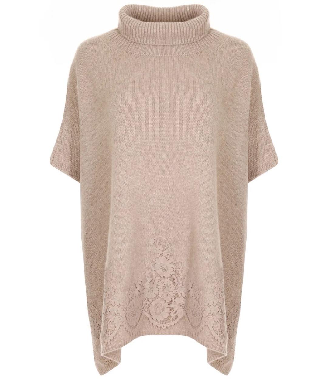ERMANNO SCERVINO Бежевый кашемировый джемпер / свитер, фото 1
